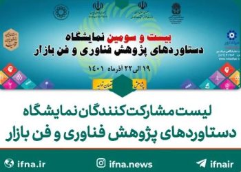 لیست غرفه داران نمایشگاه دستاوردهای پژوهش فناوری و فن بازار