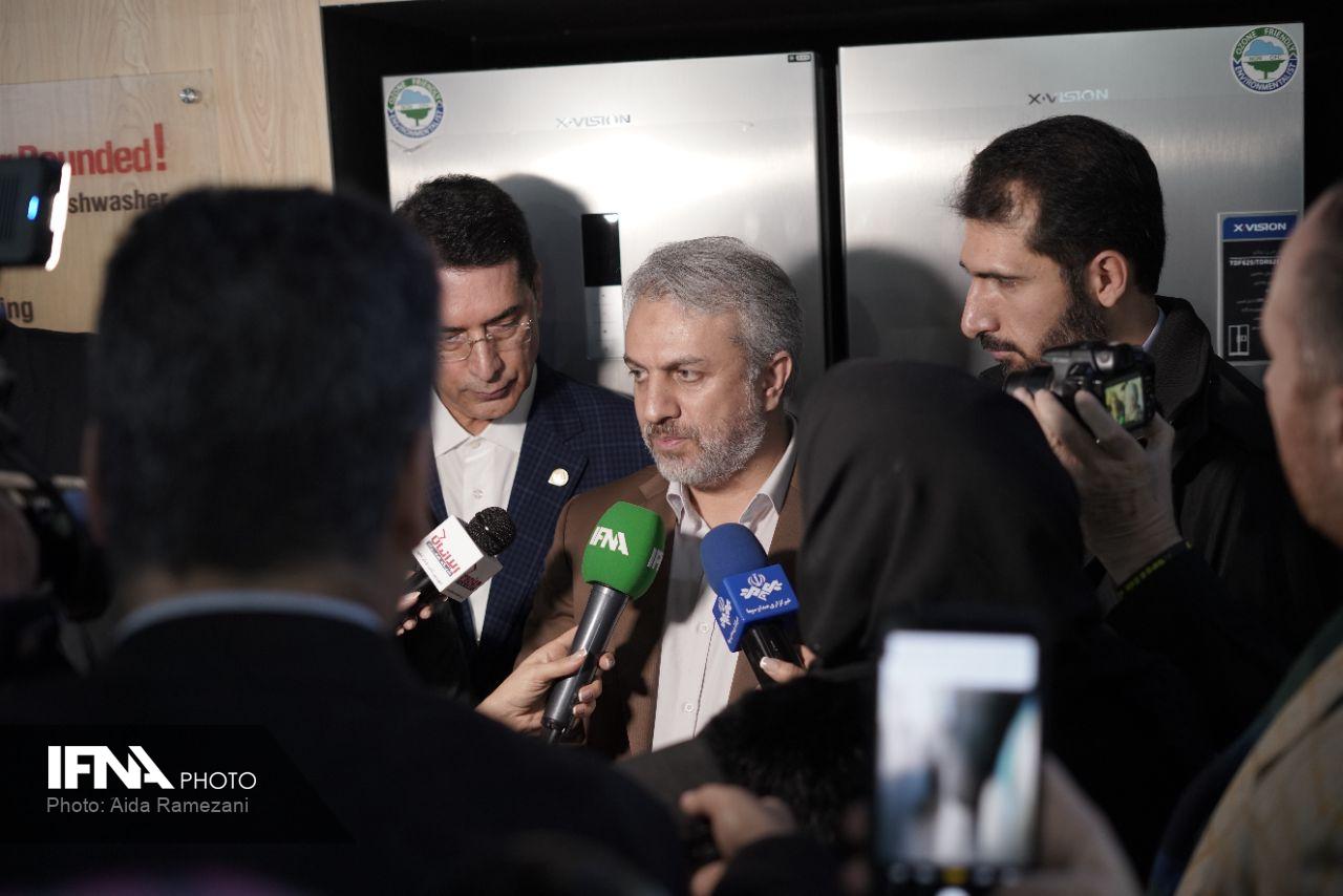 افتتاح نمایشگاه بین المللی لوازم خانگی توسط فاطمی امین