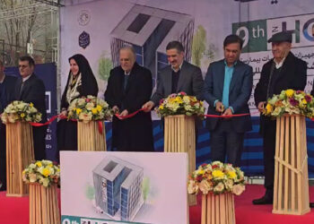 مراسم افتتاح نمایشگاه بیمارستان سازی