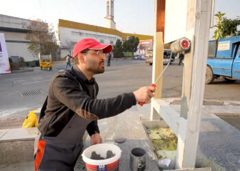 نمایشگاه بین المللی تهران را رنگ کردیم