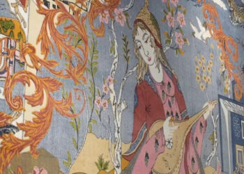 زبان بیکلام فرش ایرانی؛ معنا در رنگ و نقش