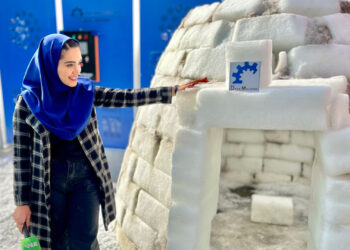 اینجا تهران، قطب شمال! اسکیموهای یخی در دل نمایشگاه شیلات ۱۴۰۴